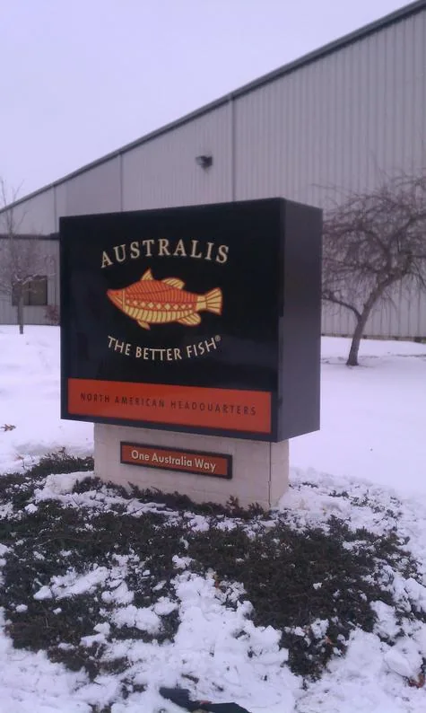 Australis — Illuminated Signs & Letters built by Hale Custom Signs