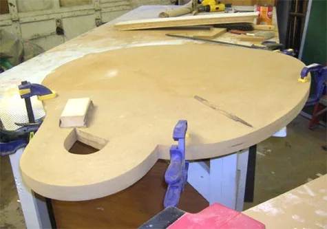 Great Falls Coffee — step 4 of the fabrication process