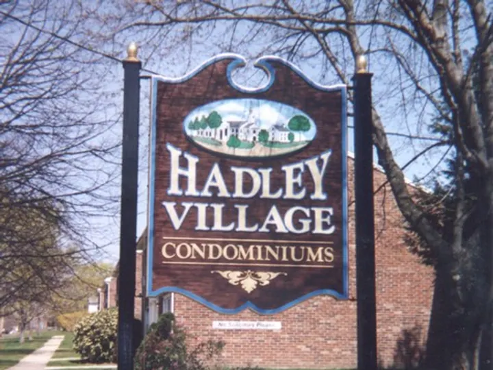 Hadley Village Condominiums — Sandblasted Signs by Hale Custom Signs