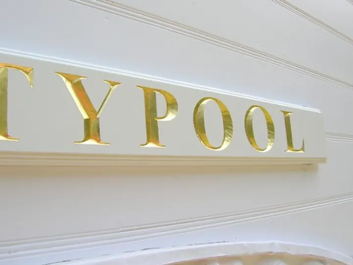 Amherst College Pontypool — Carved & Gold Leaf Signs by Hale Custom Signs