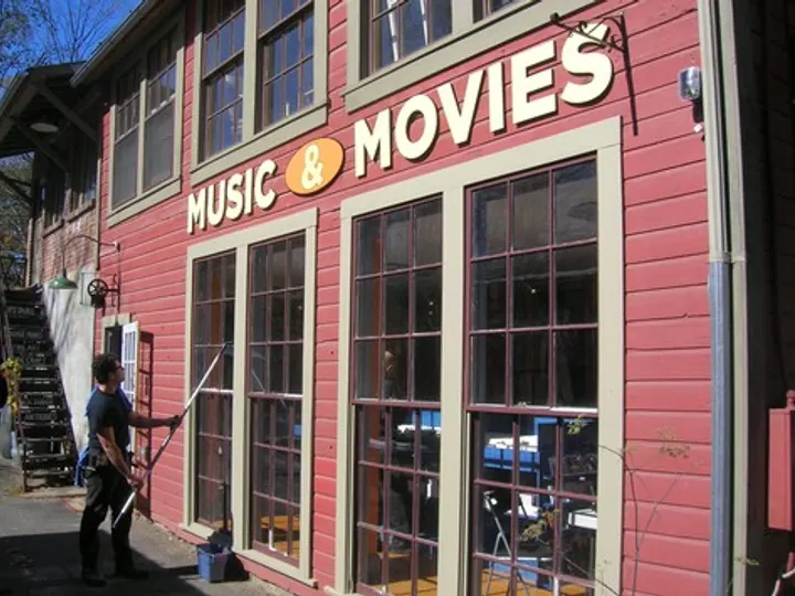 Turn it Up at the Montague Bookmill — Dimensional Letters by Hale Custom Signs