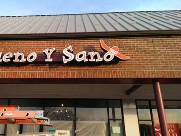 Channel lettering LED Bueno Y Sano W Springfield MA — Dimensional Letters by Hale Custom Signs