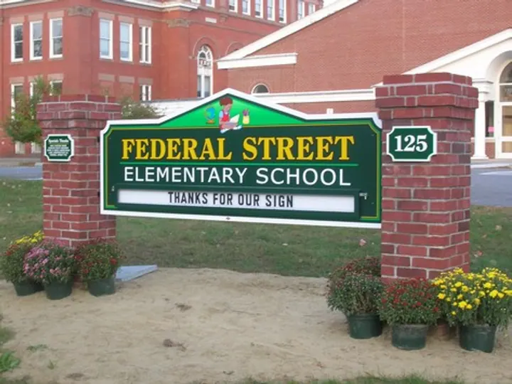 Federal Street School — Message Boards by Hale Custom Signs