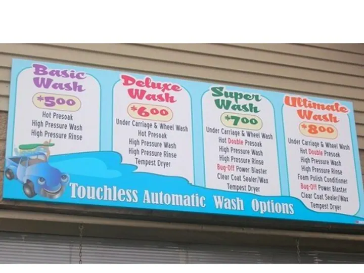 Doylersquos Car Wash — Menus by Hale Custom Signs