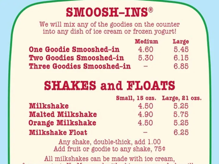 Herrells Menu Board — Menus by Hale Custom Signs