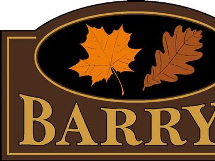 Barrys hanging sign — Custom Design & Graphics by Hale Custom Signs