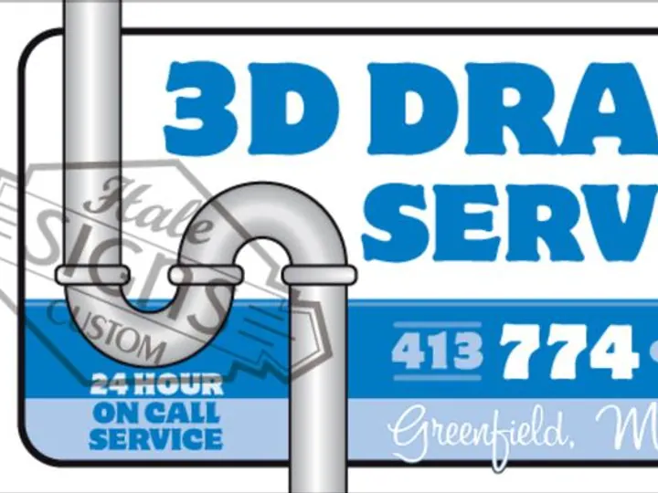 3D Drain Service Magnetics — Custom Design & Graphics by Hale Custom Signs