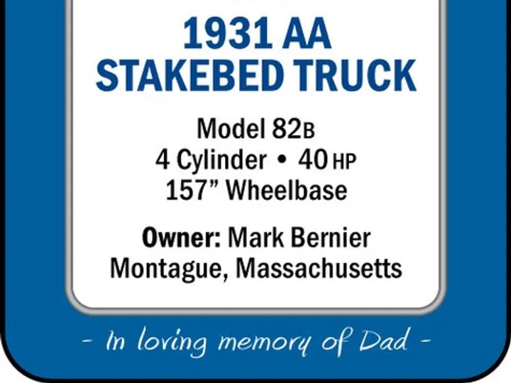 Model A Sign car show — Specialty Signage by Hale Custom Signs