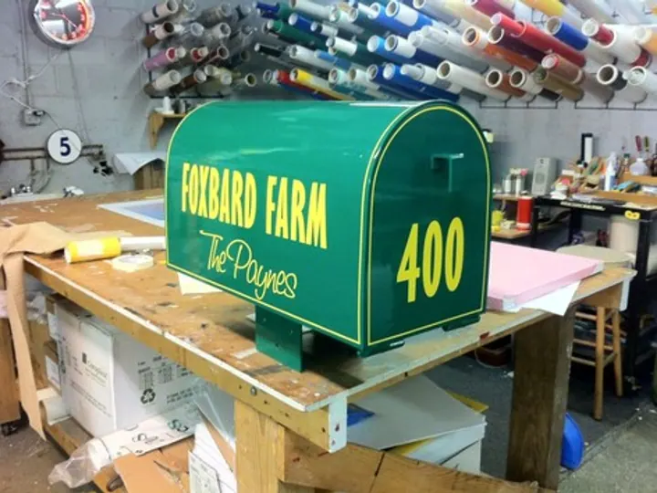 Mailbox Lettering — Specialty Signage by Hale Custom Signs
