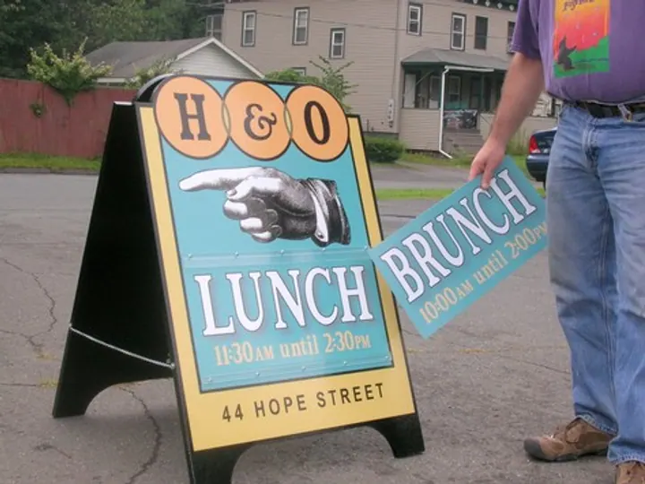Hope Olive A Frame — Specialty Signage by Hale Custom Signs