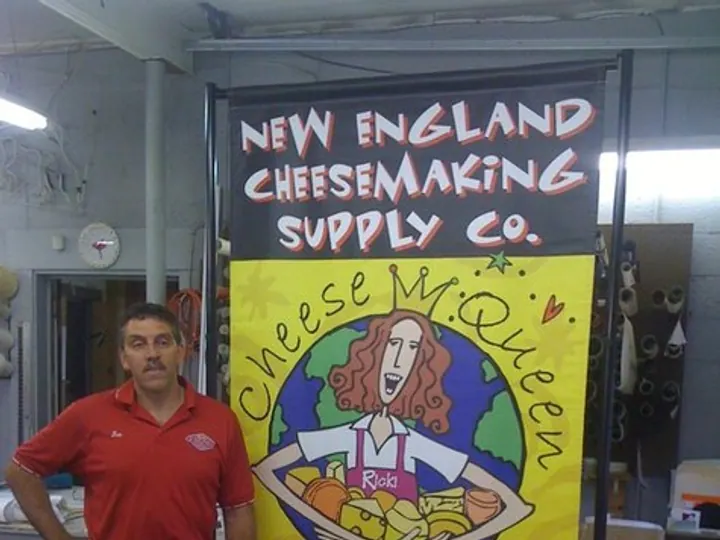 New England Cheesemaking banner stand — Trade Show by Hale Custom Signs