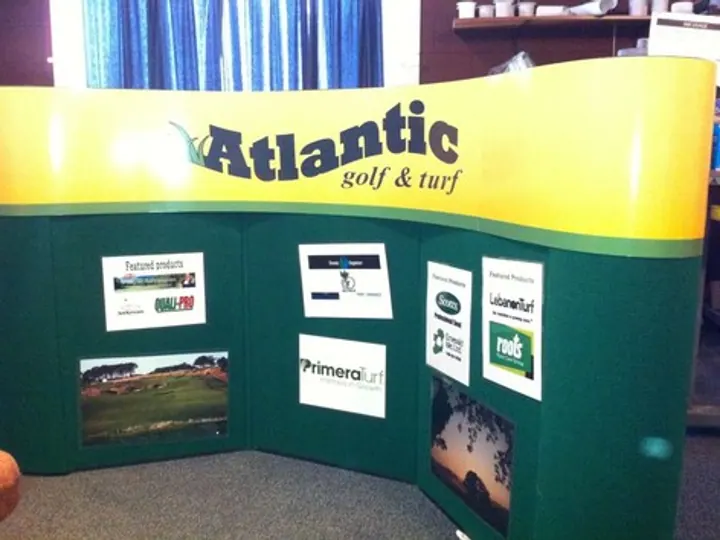 Atlantic Golf Turf Header — Trade Show by Hale Custom Signs