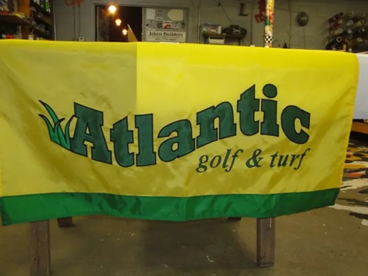 Atlantic Golf Turf Fabric Table Runner — Trade Show by Hale Custom Signs
