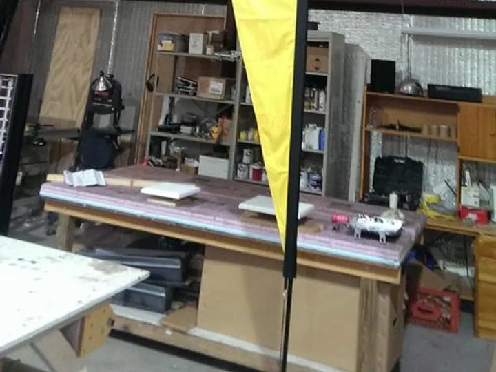15ft tall quotFlutter Flagquot interior or exterior display banner — Trade Show by Hale Custom Signs