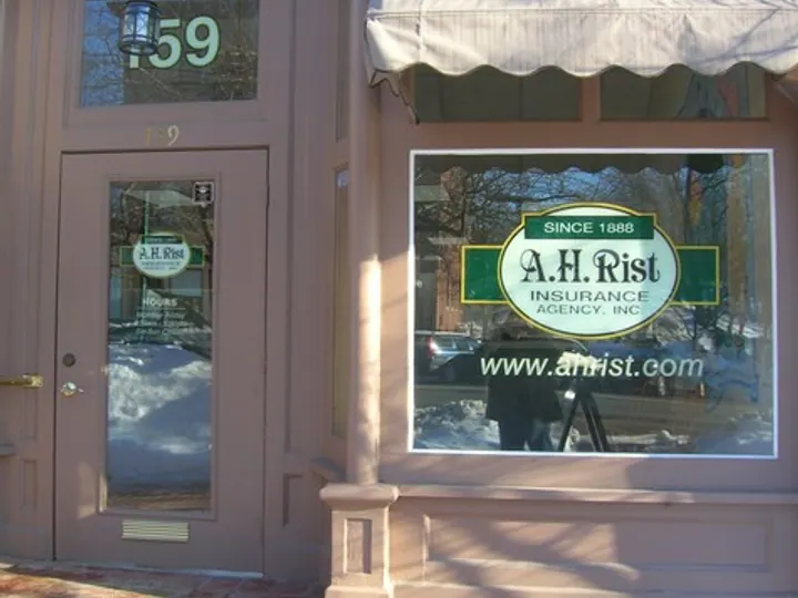 AH Rist Insurance — Window Lettering & Graphics by Hale Custom Signs