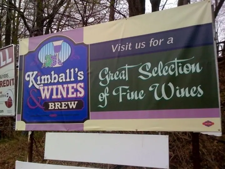 Kimballs Wine Brew — Banners by Hale Custom Signs