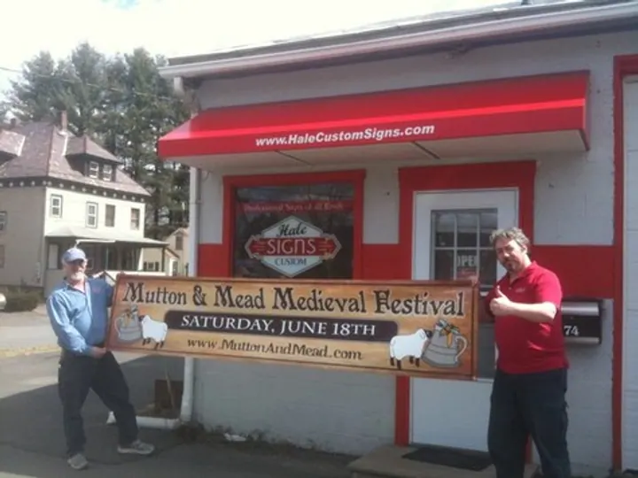 Mutton Mead Festival Greg Mik — Banners by Hale Custom Signs