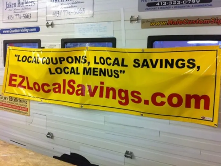 EZlocalSavings Banner — Banners by Hale Custom Signs