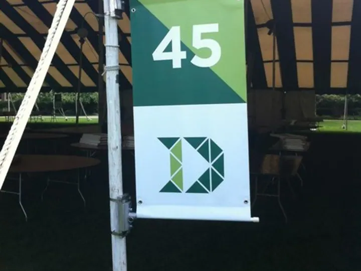 Deerfield Academy Tent Banner — Banners by Hale Custom Signs