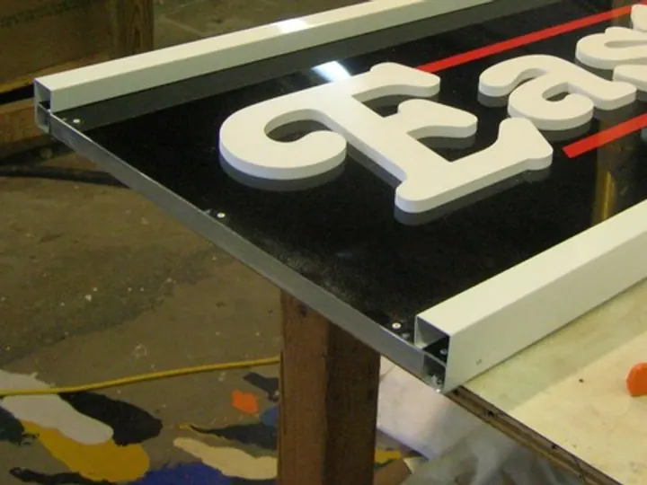 Aluminum Sign with Square Moulding — How It’s Made by Hale Custom Signs