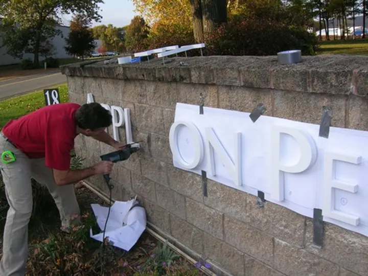 Installing Dimensional Letters — How It’s Made by Hale Custom Signs