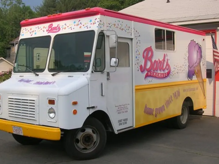 Barts Ice Cream Truck — Vehicle Graphics by Hale Custom Signs