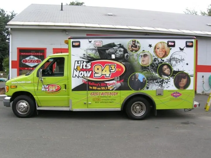 3M wrap film — Hits Now 943 Wrap graphic