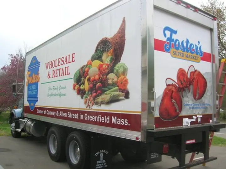 Fosters Large Box Truck — Vehicle Graphics by Hale Custom Signs