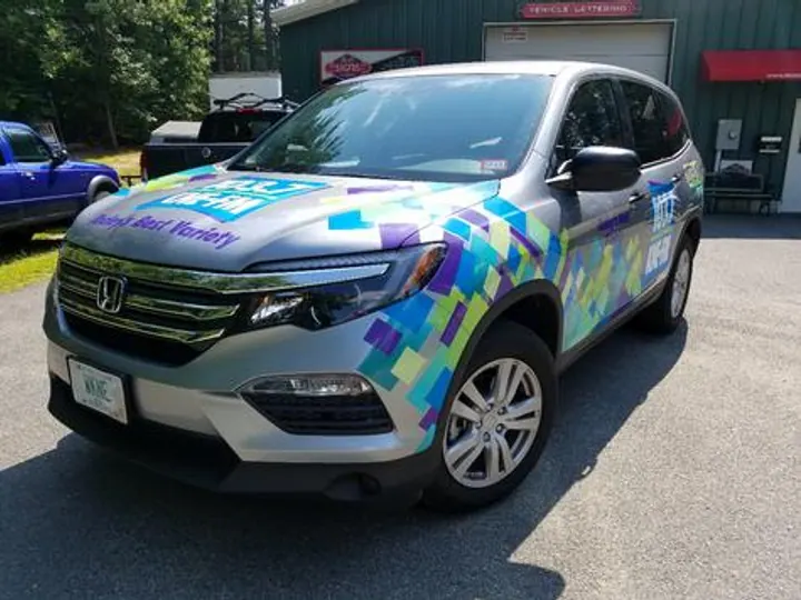 WKNE Radio station wrap graphics — Vehicle Graphics by Hale Custom Signs