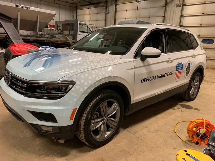 Mount Snow Tiguan Partial wrap and lettering — Vehicle Graphics by Hale Custom Signs