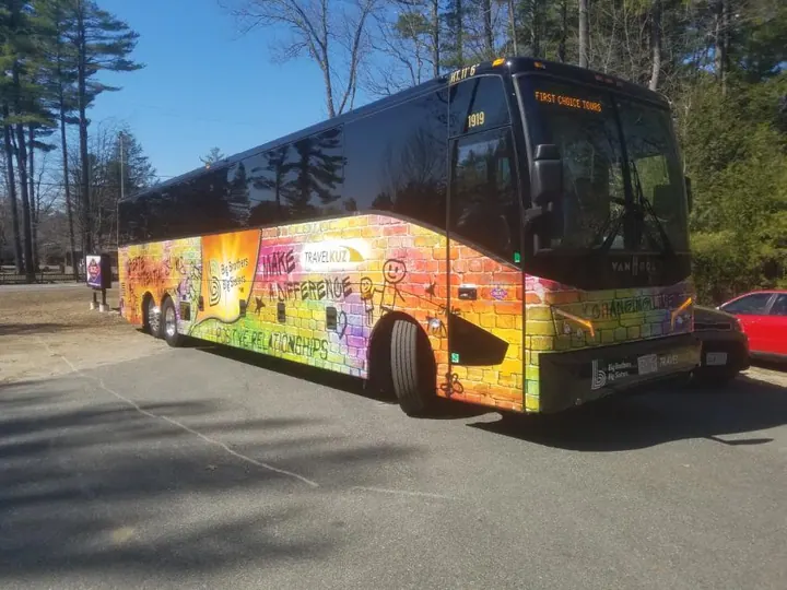 Big Brother Big Sister Travel Kuz bus wrap — Vehicle Graphics by Hale Custom Signs