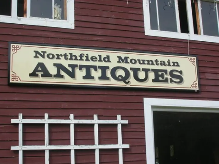 Northfield Mountain Antiques — Wall & Building Signs by Hale Custom Signs