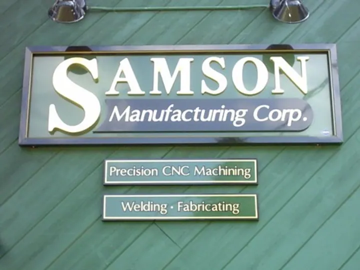 Samson Manufacturing Corp — Wall & Building Signs by Hale Custom Signs
