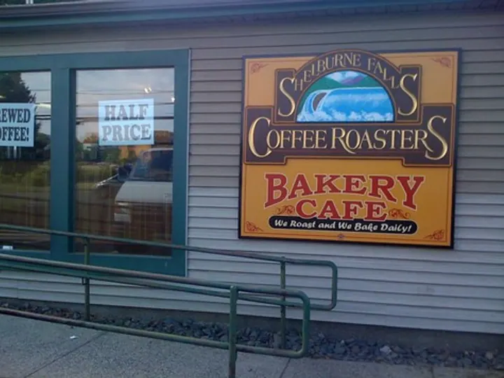 Shelburne Falls Coffee Roasters — Wall & Building Signs by Hale Custom Signs