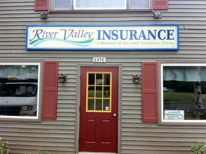 River Valley Insurance all aluminum wall sign — Wall & Building Signs by Hale Custom Signs