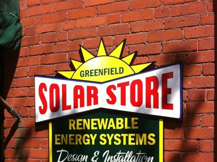 Greenfield Solar Store — Wall & Building Signs by Hale Custom Signs