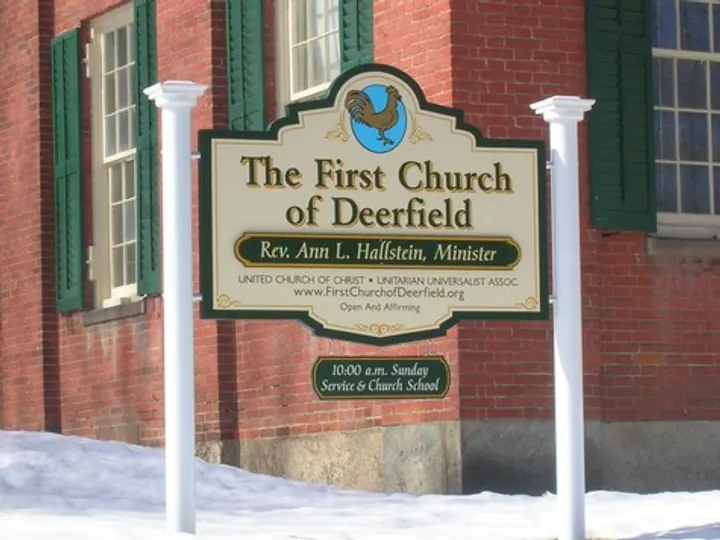 First Church of Deerfield — Post & Panel Signs by Hale Custom Signs