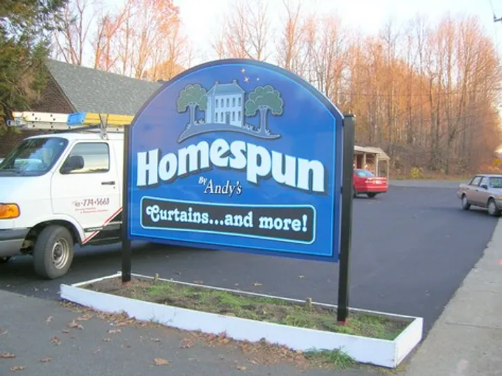 Homespun — Post & Panel Signs by Hale Custom Signs