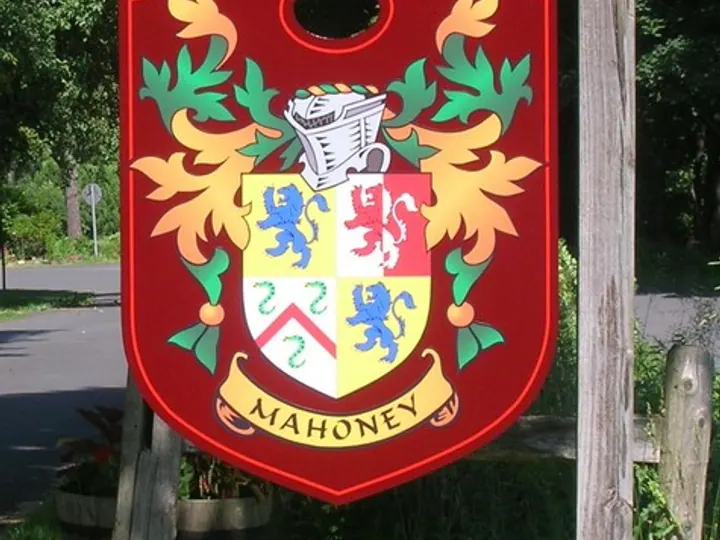 Mahoney Crest — Post & Panel Signs by Hale Custom Signs