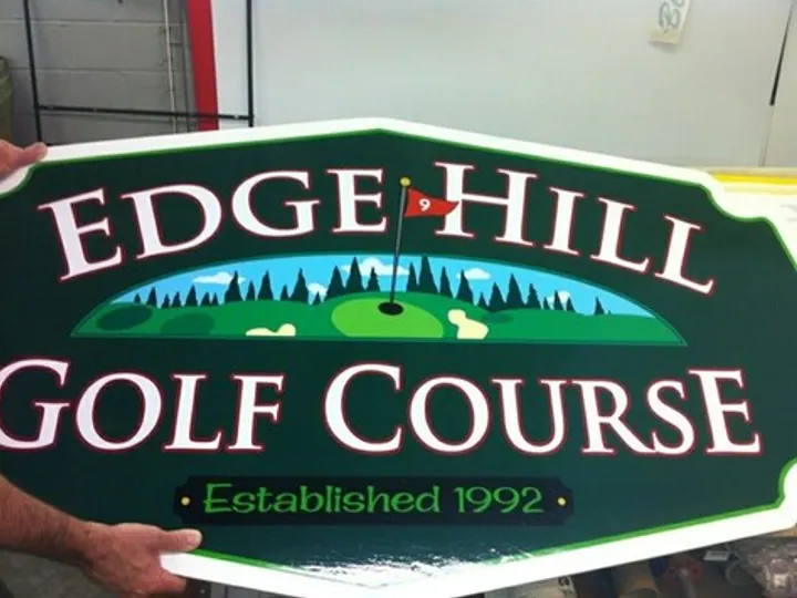 Edge Hill Golf Course — Post & Panel Signs by Hale Custom Signs