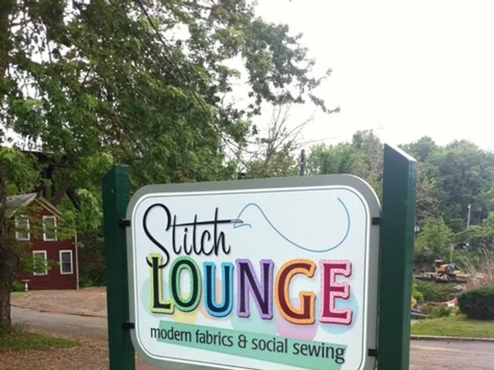 Stitch Lounge — Post & Panel Signs by Hale Custom Signs